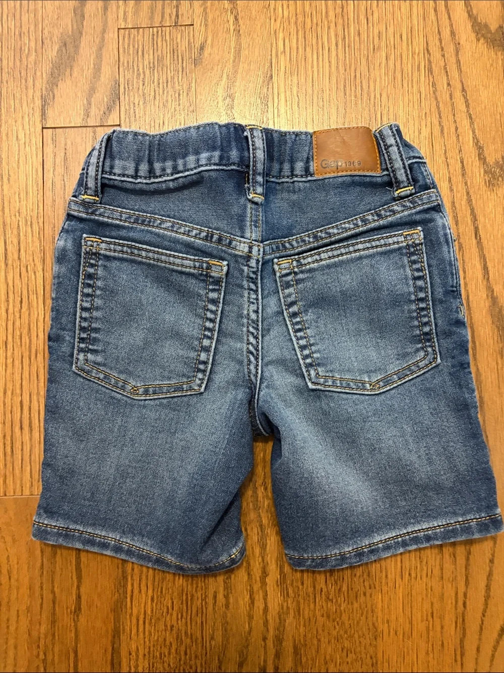 Toddler Boys Classic Blue Denim stretch Shorts